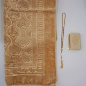 XL Gebetsteppich-Set Gold