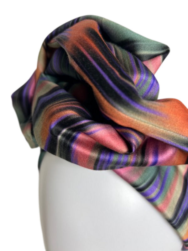 Handgefertigter Damen-Turban - Colorwave – Bild 4