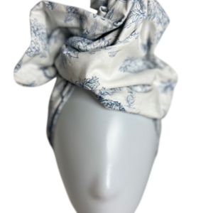 Handgefertigter Damen-Turban - Sky Bloom